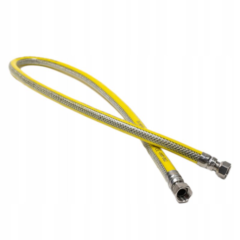 Wąż / przewód gazowy do gazu ziemnego, GW 1/2" x GW 1/2"