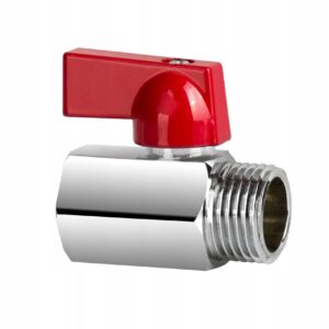 Zawór / kurek kulowy MINI, do inst. wod. i centralnego ogrzewania 1/2''