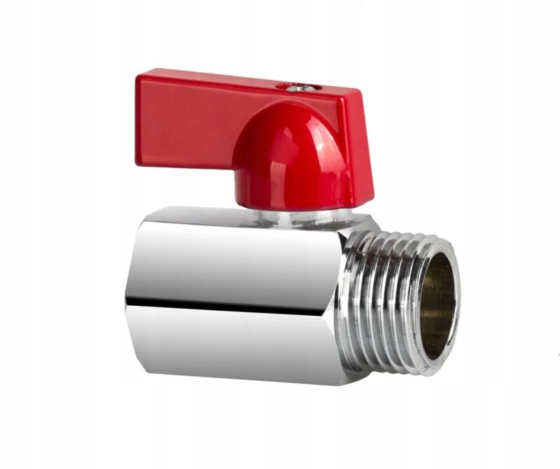 Zawór / kurek kulowy MINI, do inst. wod. i centralnego ogrzewania 1/2''