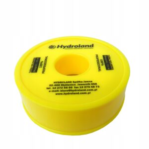 Taśma teflonowa Hydroland uszczelniająca 15 m 19 x 0,2 mm