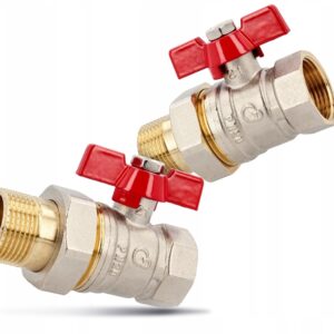 Zawór kurek kulowy Diamond 1/2'' DN15 ze śrubunkiem