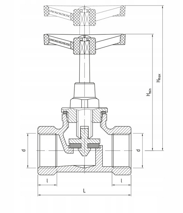 ZAWÓR GRZYBKOWY DN25 PRZELOTOWY SCHLOSSER- 1 CAL