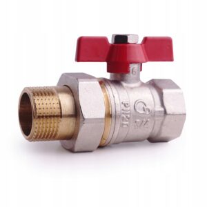 Zawór kurek kulowy Diamond 1/2'' DN15 ze śrubunkiem