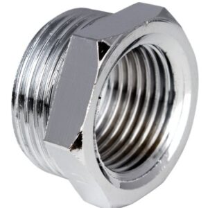 Redukcja CHROM chromowana 1/2 x 3/8 cala