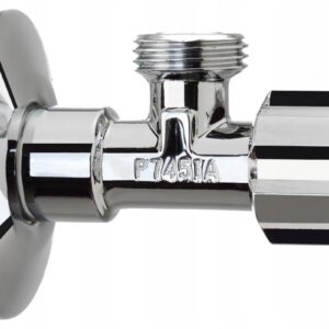 Zawór grzybkowy podumywalkowy, kątowy VA ALBERTONI 1/2x1/2 z rozetą