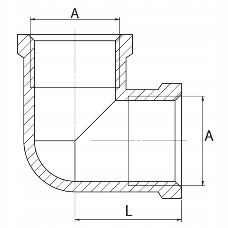Kolano mosiężne nr6 ww 1/2" mufowe