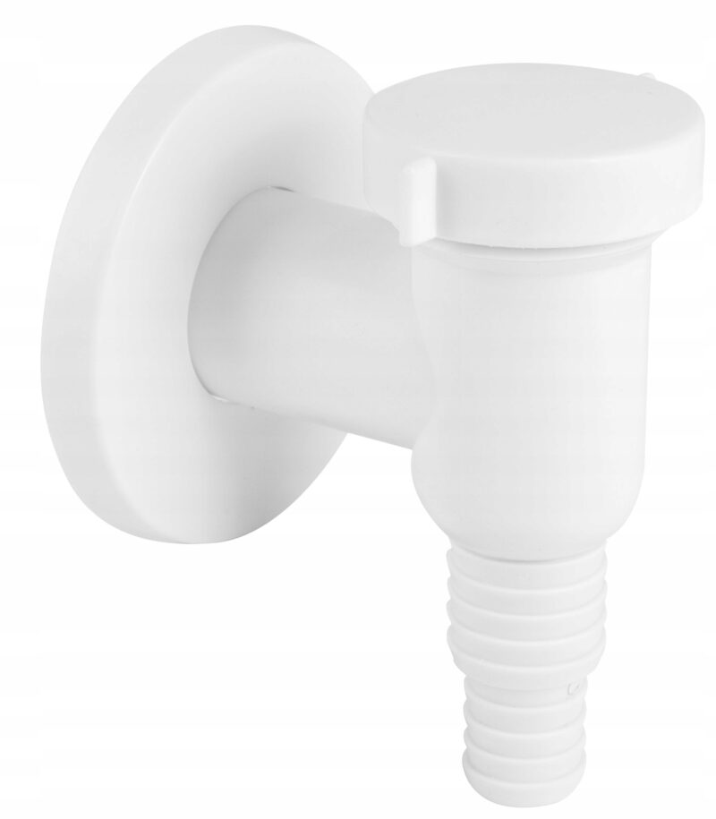 Syfon do pralki natynkowy. 1354 NT Biały - Diamond