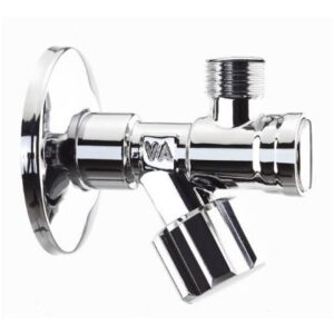 Zawór podumywalkowy, kątowy, grzybkowy z filtrem "VA ALBERTONI 1/2" x 3/8"