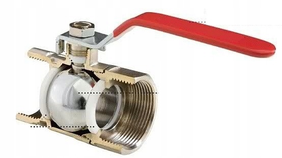 Zawór kurek kulowy Diamond 3/4 cala DN20 Rączka WW