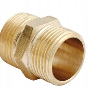Nypel - złączka mosiężna 3/4" x 3/4"