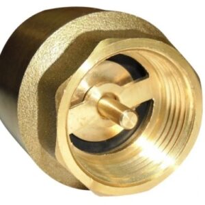 Zawór zwrotny mosiężny 1/2" wzmocniony, trzpień mosiężny