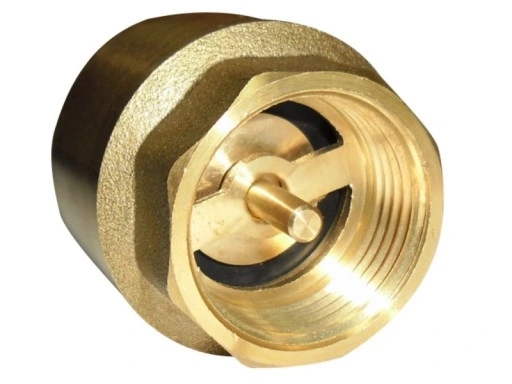 Zawór zwrotny mosiężny 1/2" wzmocniony, trzpień mosiężny