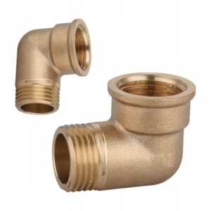 Kolano mosiężne nr7 wz 1" mufowo-nyplowe