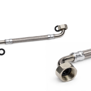 WĄŻ-WĘŻYK w oplocie stalowym DN8, GW KOL. 1/2" -GW KOL. 1/2" TYPU "Z"