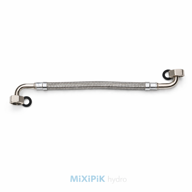 WĄŻ-WĘŻYK w oplocie stalowym DN8, GW KOL. 1/2" -GW KOL. 1/2" TYPU "Z"