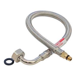 WĘŻYKI PRZYŁĄCZENIOWE DO BATERII STOJĄCEJ 1/2" x KR.KONIEC M8x1 2szt