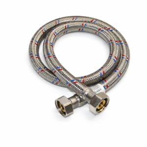 WĄŻ-WĘŻYK do wody w oplocie stalowym DN13/Fi 13, GW 3/4"x GW 3/4"