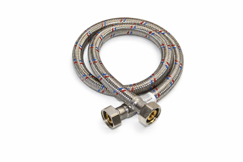 WĄŻ-WĘŻYK do wody w oplocie stalowym DN13/Fi 13, GW 3/4"x GW 3/4"