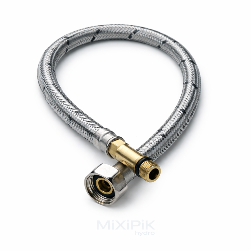 WĄŻ PRZYŁĄCZENIOWY DO BATERII, ANTYBAKTERYJNY, 3/8"x DŁ.KONIEC M10x1