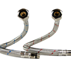 WĘŻYKI PRZYŁĄCZENIOWE DO BATERII Z KOL. 3/8" x KR.KONIEC M10x1, 2szt