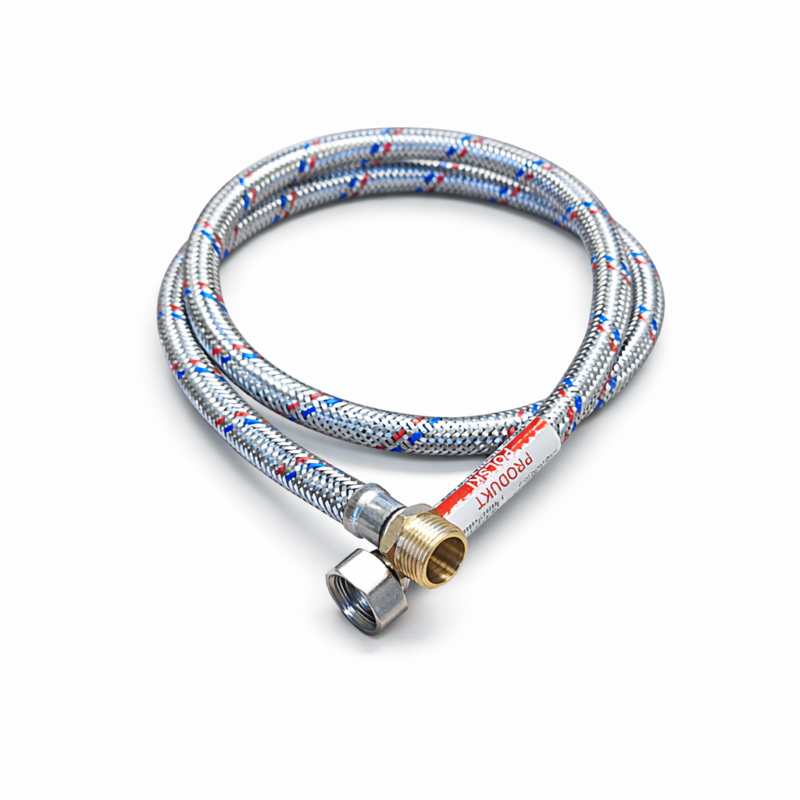 WĄŻ-WĘŻYK DO WODY DN8 / FI 8mm, GW 3/8" x GZ 3/8"