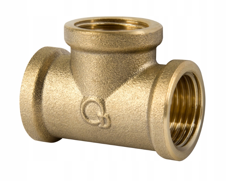Trójnik, trojak mosiężny 3/4" DN20 GW