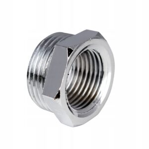 Redukcja CHROM chromowana 3/4 x 1/2 cala