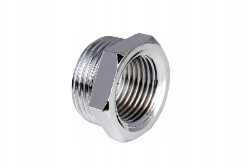 Redukcja CHROM chromowana 3/4 x 1/2 cala