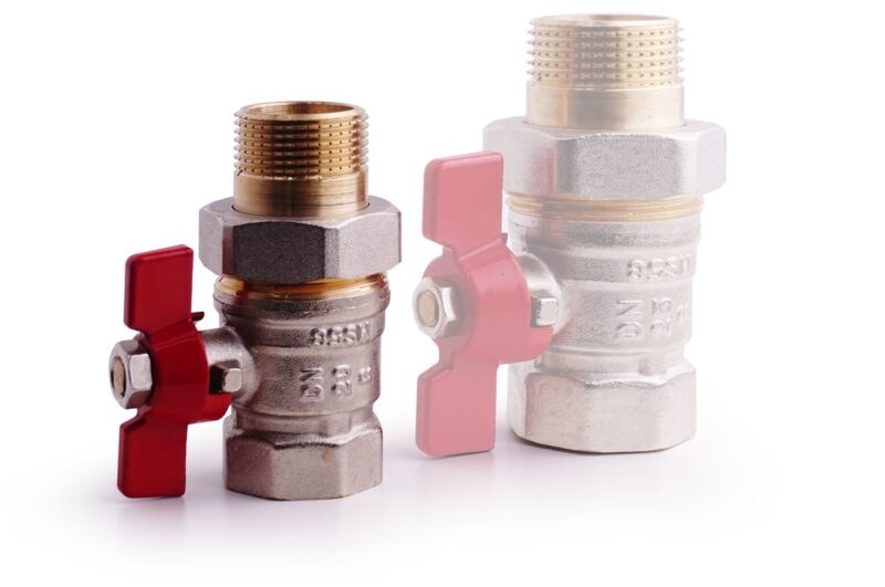 Zawór kurek kulowy Diamond 1/2'' DN15 ze śrubunkiem