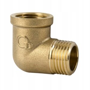 Kolano mosiężne nr7 wz 1" mufowo-nyplowe