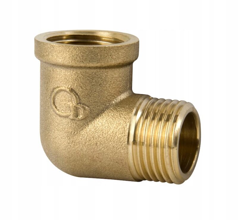 Kolano mosiężne nr7 wz 1" mufowo-nyplowe