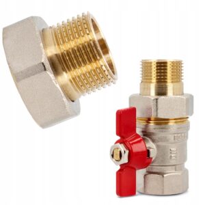 Zawór kurek kulowy Diamond 3/4'' DN20 ze śrubunkiem