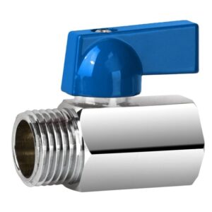 Zawór / kurek kulowy MINI, do inst. wod. i centralnego ogrzewania 1/2''