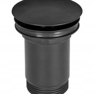 Korek automatyczny KLIK KLAK do umywalki, wanny, brodzika DIAMOND, czarny