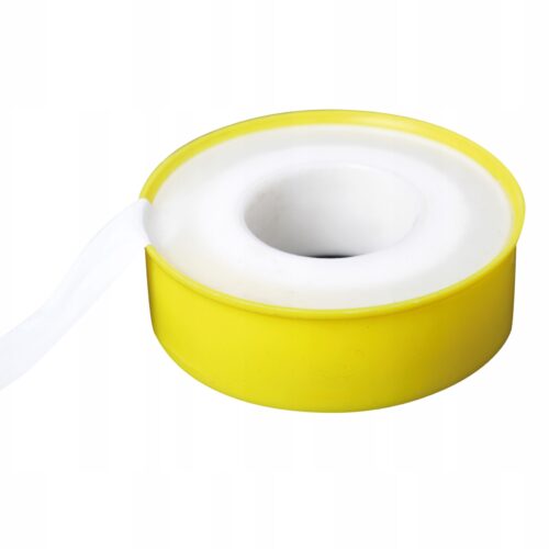 Taśma teflonowa do uszczelniania połączeń gwintowych 10 m 12 x 0,1 mm